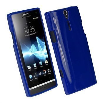 Sony Xperia S iGadgitz TPU-Kotelo Sininen