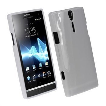 Sony Xperia S iGadgitz TPU-Kotelo Valkoinen