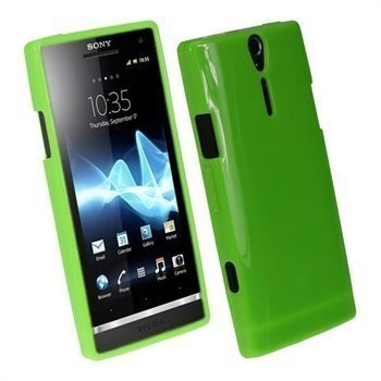 Sony Xperia S iGadgitz TPU-Kotelo Vihreä