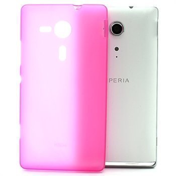 Sony Xperia SP Flex TPU Kotelo Kuuma Pinkki
