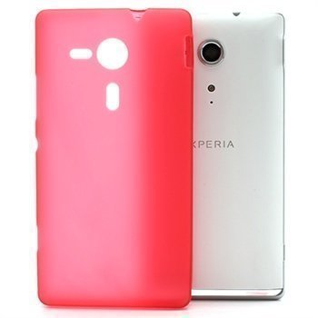 Sony Xperia SP Flex TPU Kotelo Punainen