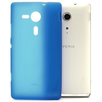 Sony Xperia SP Flex TPU Kotelo Tummansininen