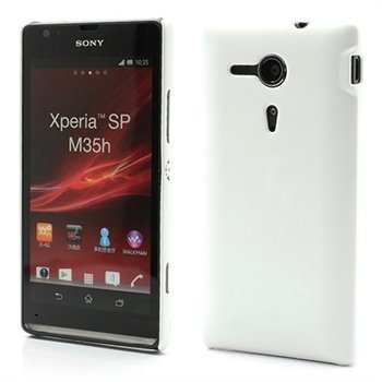 Sony Xperia SP Kumipinnoitettu Kuori Valkoinen