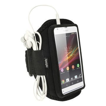 Sony Xperia SP iGadgitz Neoprene Sports Jogging Armband Black