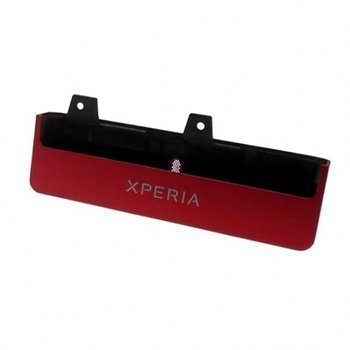 Sony Xperia Sola Bottom Cover Red