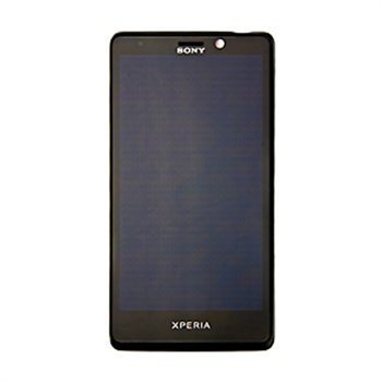 Sony Xperia T Front Cover & LCD Display Black