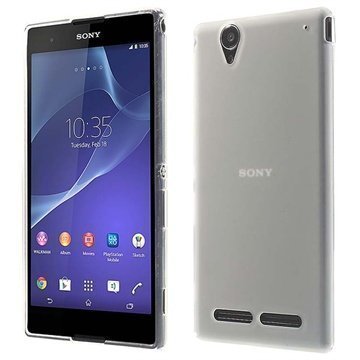 Sony Xperia T2 Ultra T2 Ultra Dual Flex TPU-Kotelo Läpinäkyvä