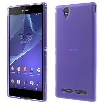 Sony Xperia T2 Ultra T2 Ultra Dual Flex TPU-Kotelo Violetti