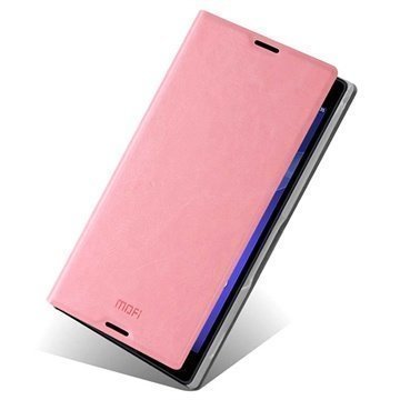 Sony Xperia T2 Ultra T2 Ultra Dual Mofi Rui Series Läpällinen Nahkakotelo Pinkki