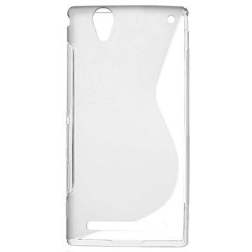 Sony Xperia T2 Ultra T2 Ultra Dual S-Curve TPU-Kotelo Läpinäkyvä