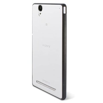 Sony Xperia T2 Ultra Xperia T2 Ultra Dual Ksix Fusion Kova Kotelo Läpinäkyvä / Musta