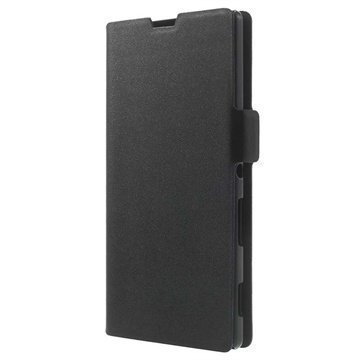 Sony Xperia T3 Doormoon Wallet Nahkakotelo Musta