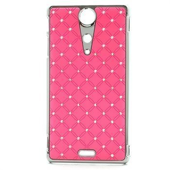 Sony Xperia TX Bling Diamond Kuori Pinkki