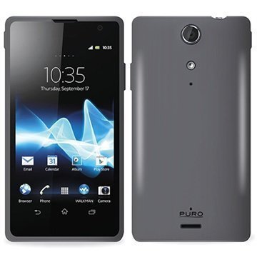 Sony Xperia TX Puro Silikonikuori Musta