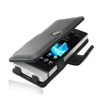 Sony Xperia U PDair Leather Case 3BSYXUB41 Musta