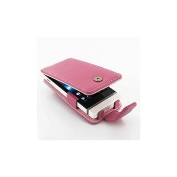 Sony Xperia U PDair Leather Case Vaaleanpunainen