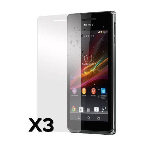 Sony Xperia V Näytön Suojakalvo 3 Kpl