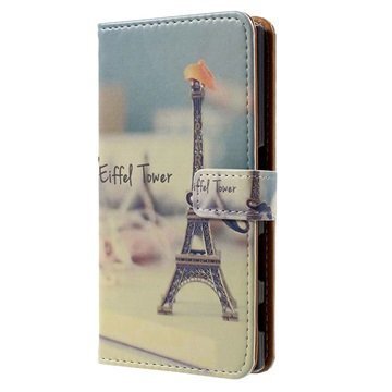Sony Xperia X Compact Glam Wallet Case Eiffel Tower