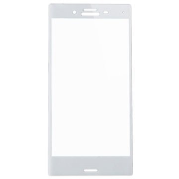 Sony Xperia X Compact Koko Näytön Peittävä Karkaistu Lasinen Näytönsuoja â" Valkoinen