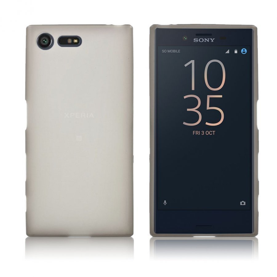 Sony Xperia X Compact Matta Joustava Muovikuori Harmaa