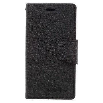 Sony Xperia X Compact Mercury Goospery Fancy Diary Wallet Case Black