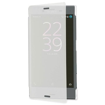 Sony Xperia X Compact Roxfit Pro-2 Touch Book Suojakotelo Frosted Kirkas