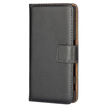 Sony Xperia X Compact Slim Wallet Leather Case Black