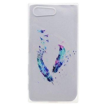 Sony Xperia X Compact TPU Case Feathers