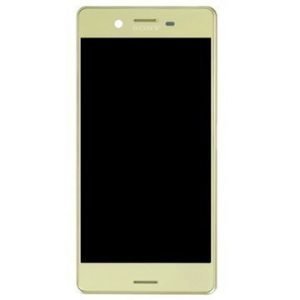 Sony Xperia X Etukuori & LCD Näyttö Lime Gold