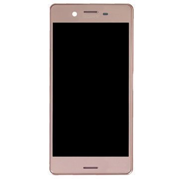 Sony Xperia X Etukuori & LCD Näyttö Ruusukulta