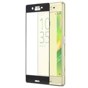 Sony Xperia X Full Coverage Tempered Glass Screen Protector Black