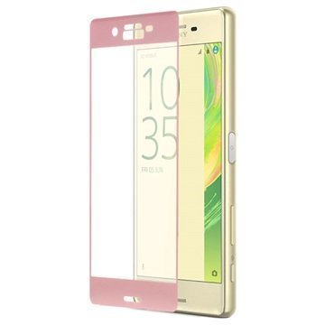 Sony Xperia X Full Coverage Tempered Glass Screen Protector Rose Gold