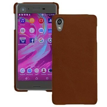 Sony Xperia X Noreve Tradition E Cover Ruskea