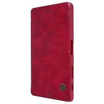 Sony Xperia X Performance Nillkin Qin Läppäkotelo Punainen