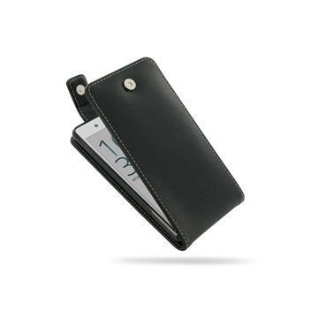 Sony Xperia X Performance PDair Deluxe Nahkainen Läppäkotelo Musta