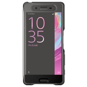 Sony Xperia X Performance Tyylikäs Touch-Kansi SCR56 Musta