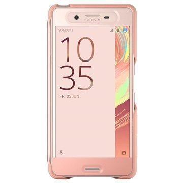 Sony Xperia X Performance Tyylikäs Touch-Kansi SCR56 Ruusukulta