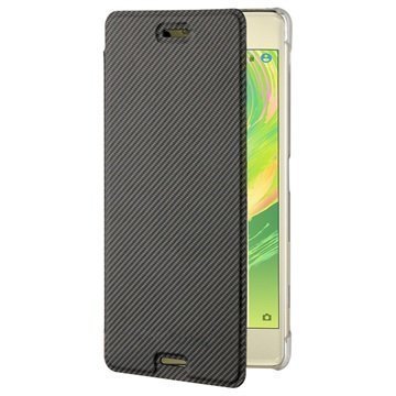 Sony Xperia X Roxfit Premium Book Suojakotelo Musta