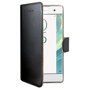 Sony Xperia XA Celly Wally Lompakkokotelo Musta