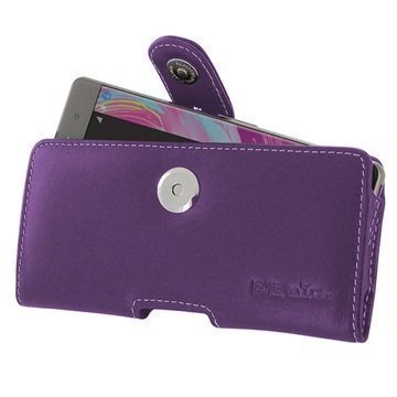 Sony Xperia XA PDair Vaakasuuntainen Nahkakotelo Violetti