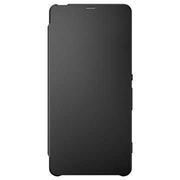 Sony Xperia XA Tyylikäs Käännettävä Kansi SCR54 Grafiitinmusta