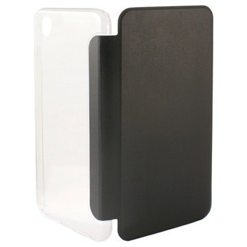 Sony Xperia XA Ultra Ksix Crystal Folio Case Transparent / Black