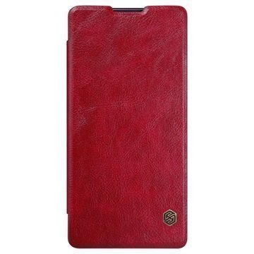 Sony Xperia XA Ultra Nillkin Qin Läppäkotelo Punainen