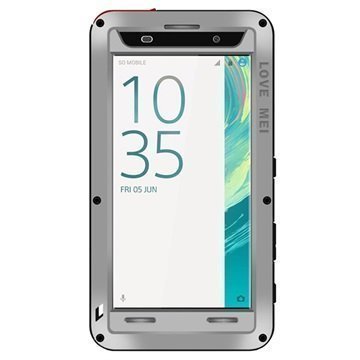 Sony Xperia XA Xperia XA Dual Love Mei Powerful Case Silver