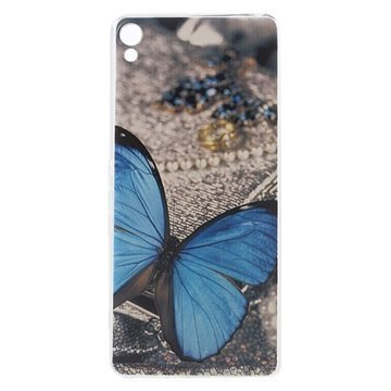 Sony Xperia XA Xperia XA Dual TPU Case Blue Butterfly