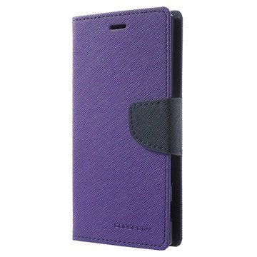 Sony Xperia XZ Mercury Goospery Fancy Diary lompakkokotelo â" Violetti