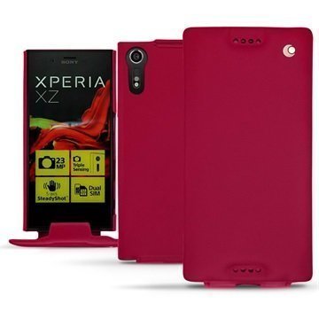 Sony Xperia XZ Noreve Tradition Flip Case Punainen