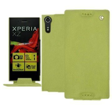 Sony Xperia XZ Noreve Tradition Flip Case Vihreä