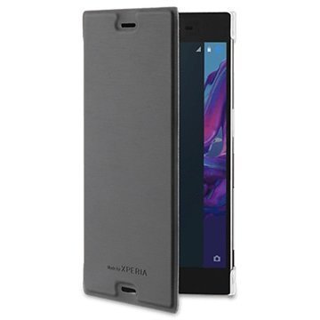 Sony Xperia XZ Roxfit Premium Book Kotelo Musta