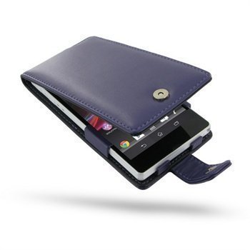 Sony Xperia Z PDair Leather Case 3LSYXZF41 Violetti